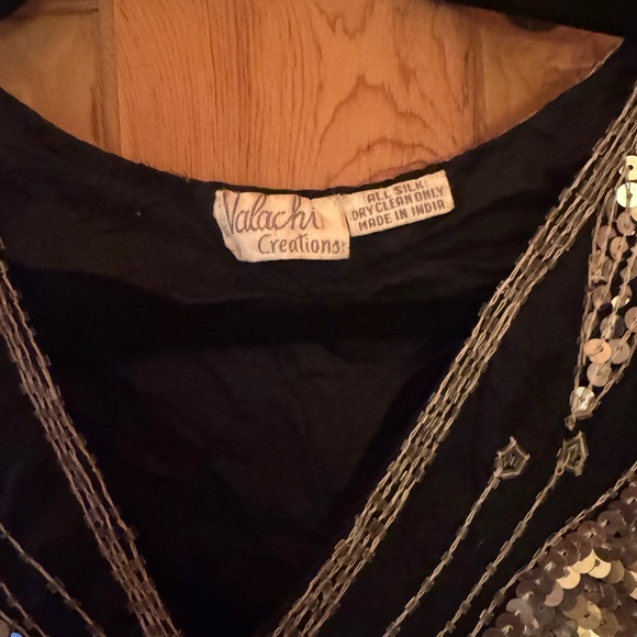 Sequin Butterfly Black Top - Picture 3 of 3